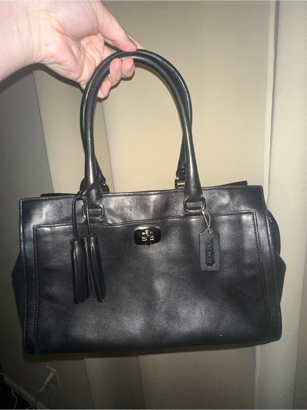 VTG Coach Legacy Chelsea Carryall bag black